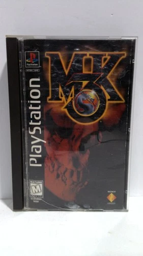 Mortal Kombat 3 (Sony PlayStation 1, 1995) Long-Box - DAMAGED CASE