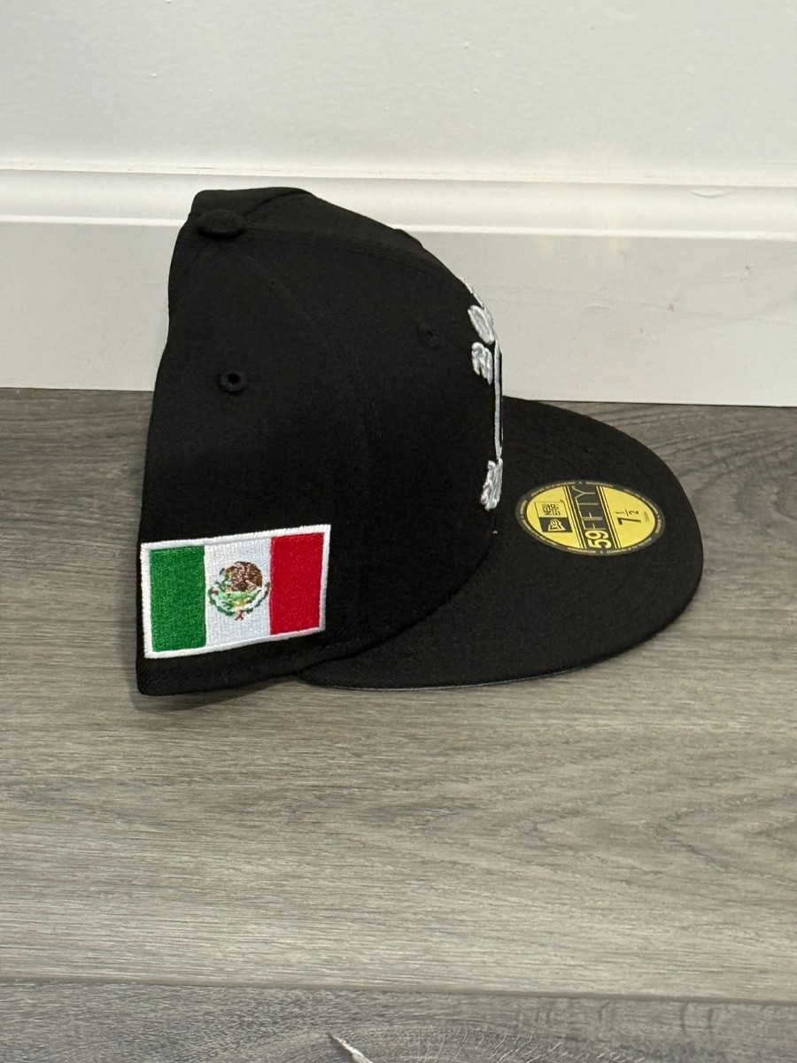New Era Mexico Born X Raised 59FIFTY Hat Black/White Men's