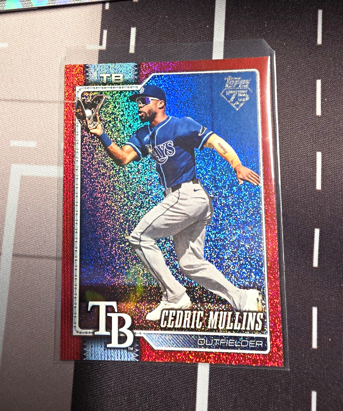 2026 Topps Series 2 Cedric Mullins Red Sandglitter /5 #690 SSP