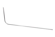 6' Corner Shower Curtain Rod, 90 Degree L Shaped Shower Curtain Rod Aluminum Fin