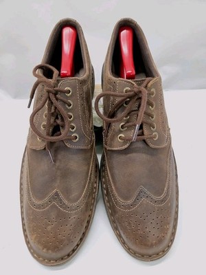 Sebago Metcalf Wing Tip Brown Mens 11.5