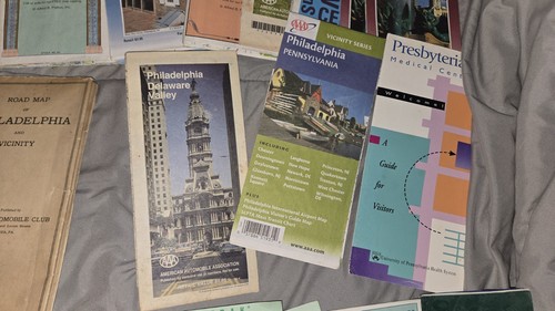 Vintage Lot 1920s - 2000s Philadelphia Maps Transit Brochures - Bild 10 von 10