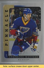 1996-97 Pinnacle Be A Player Silver Auto Stephane Matteau #169 Auto READ 0o9