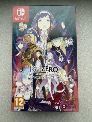 Re:Zero - The Prophecy of The Throne Day one Edition - Switch Neu/Sealed