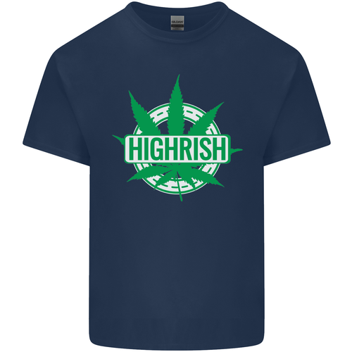Highrish St Patricks Day Weed Drugs Funny Kids T-Shirt Childrens - Picture 23 of 77