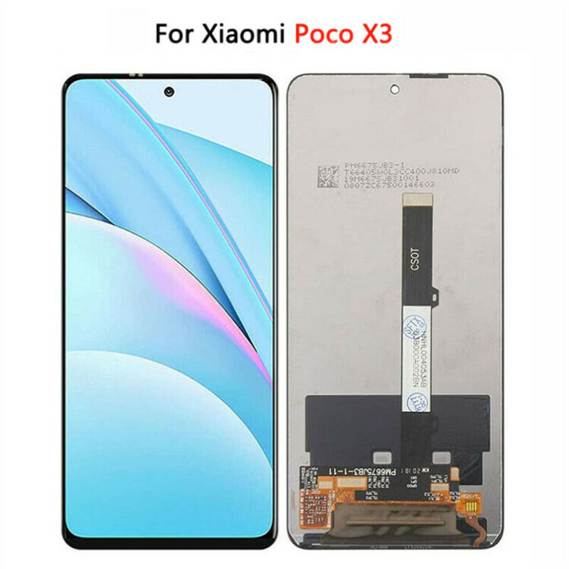 poco出品 For Xiaomi Poco X3 NFC M2102J20SG Full LCD Display Touch Screen