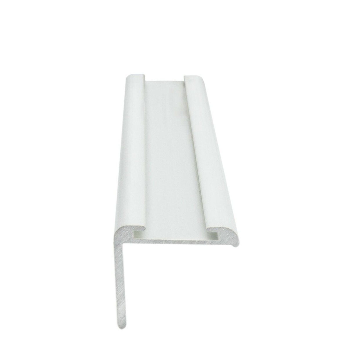 RecPro RV Roof Trim Insert Kit – 25ft White Aluminum Edge Molding With 3/4" Leg, Includes Rails, Insert, Screws & Butyl Tape