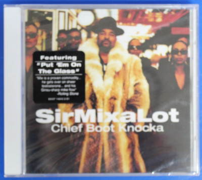 Scarce Sealed New Sir Mixalot (Mix-A-Lot)-Chief Boot Knocka CD W/Hype Sticker