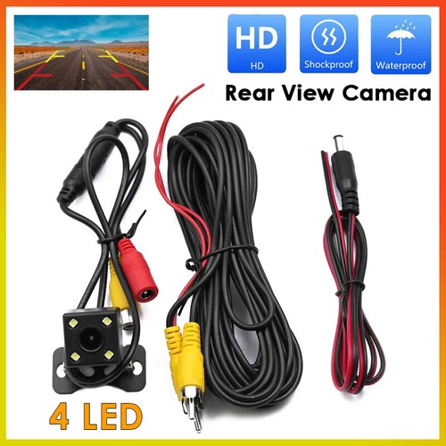 Kamera HD für Autoradio 4 LED Stereo Rückfahrkamera Nachtsicht Mini Einparkhilfe