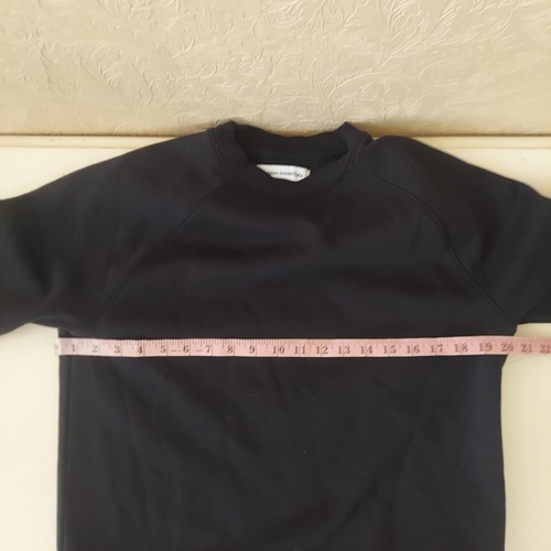 Amazon Essentials Black Crewneck Sweatshirt Sz Small - Picture 7 of 9