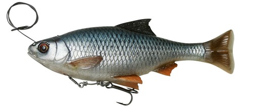 SAVAGE GEAR REAL 4 D LINE THRU PULSE TAIL ROACH 18 CM 90 GR SILURO LUCCIO - Picture 4 of 4