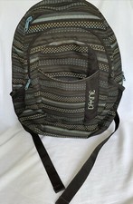 Dakine Green/Blue Multi Striped Medium Size Backpack Nice