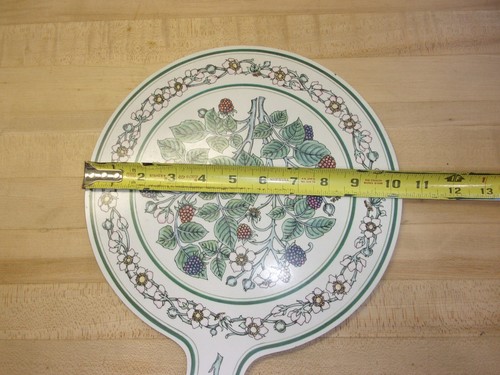 Vintage Formica Trivet Cutting Board, Double Sided Berry's Flower's FREE SHIPPIN - Picture 5 of 10