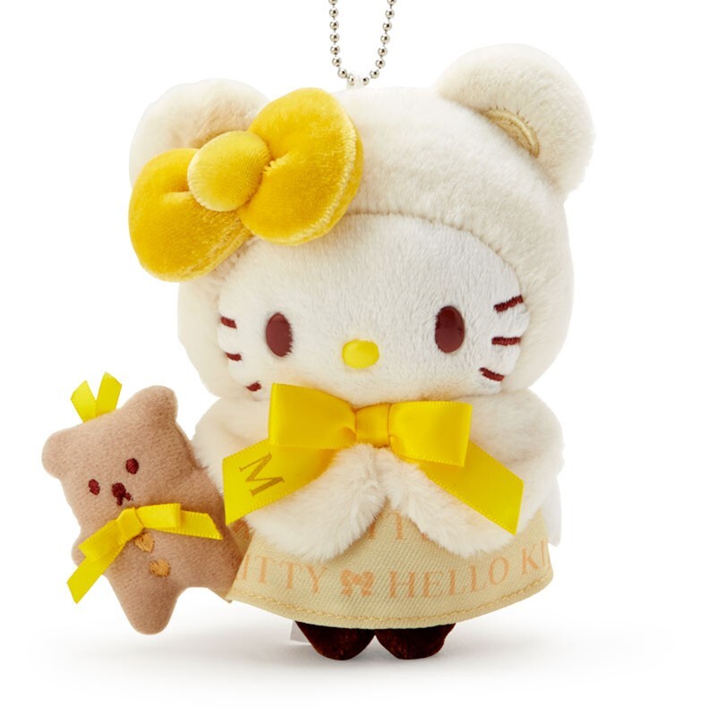 Hello Kitty & Hello Mimmy Mascot Key Chain Set Birthday Series