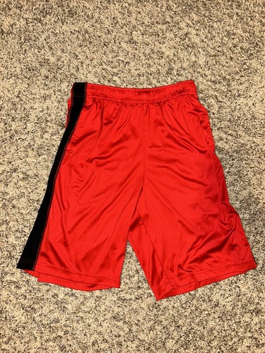 Boys Tek Gear Athletic Shorts Black Size Medium Husky