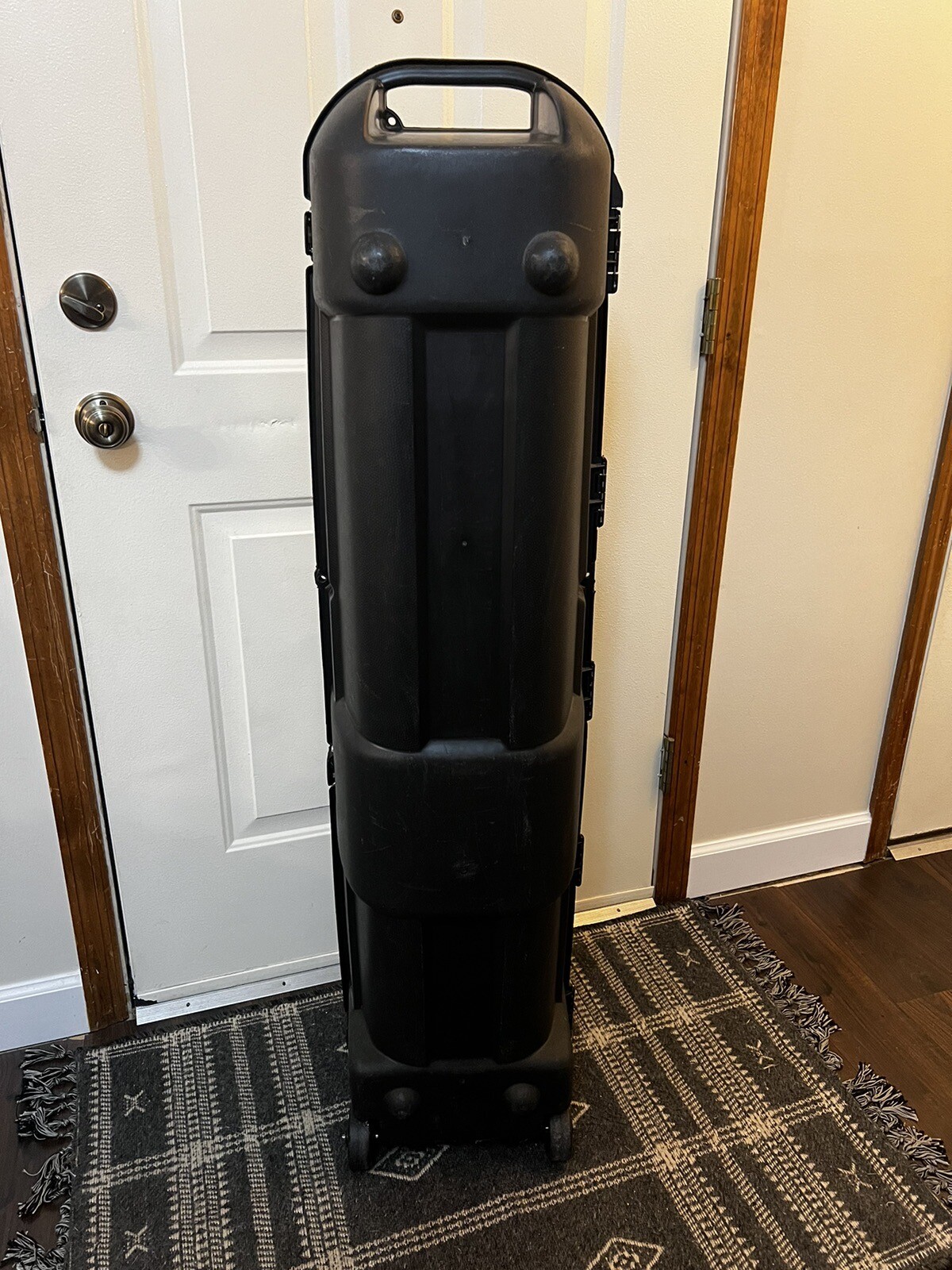 Golf Guard Hard Shell Rolling Golf Club Travel Case 3 Latch TSA