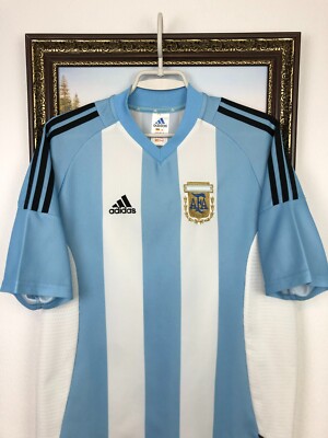 Argentina Home football shirt 2002 Soccer Adidas Jersey Mens