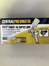 Central pneumatic HVLP touch up spray gun 1/4"-18nps lnlet 45psi #46719 (E)