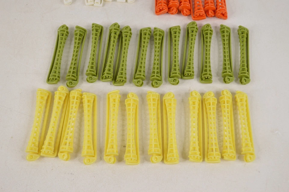 Set of 35 Toni Body Perm Curvers Curlers 1970s 1980s Complete Kit 4 Sizes PROP - Image 2 of 4