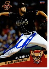 Colin Rea 2018 El Paso Chihuahuas Autographed Signed Card