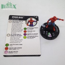 Heroclix Superior Foes of Spider-Man set Spider-Man 001 Common figure w/card 