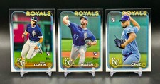 2024 Topps Royals Rookie Lot of 3 NICK LOFTIN - ALEC MARSH - STEVEN CRUZ RC