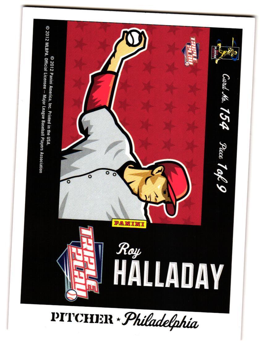 2012 Panini Triple Play Roy Halladay #154