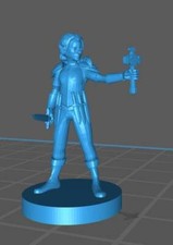 Gnome Cleric Mini - DND - Pathfinder - Dungeons Dragons - RPG - Tabletop - mz4