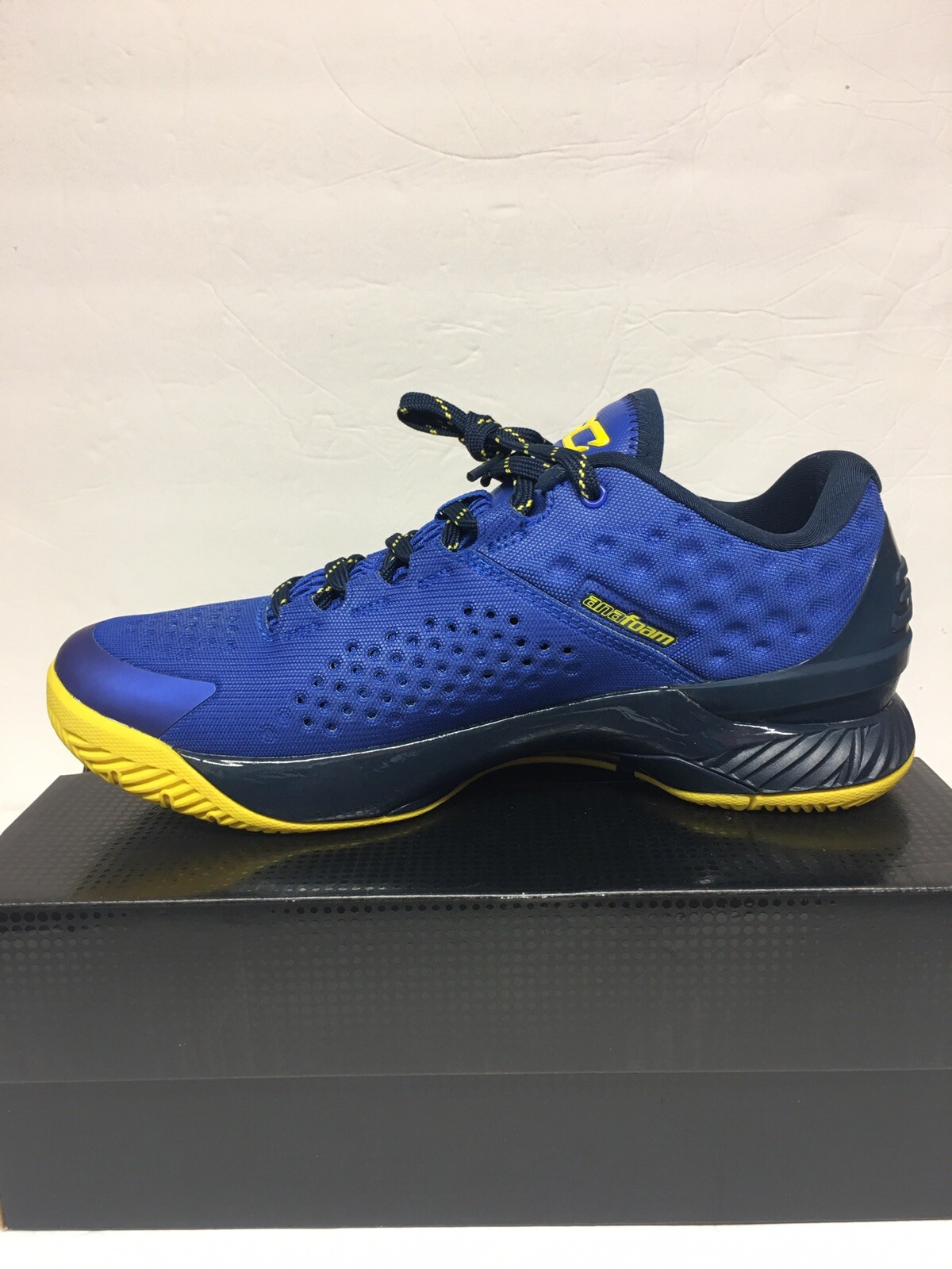 Under Armour Curry 1 Low Mens Size 8 Royal Taxi “Dub Nation” Basketball Shoes thumbnail 5