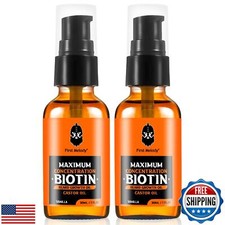 First Melody Beard Oil,Maximun Thickening Biotin, with Castor Oil and Argan a