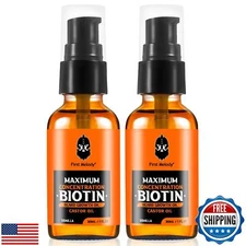 First Melody Beard Oil,Maximun Thickening Biotin, with Castor Oil and Argan a