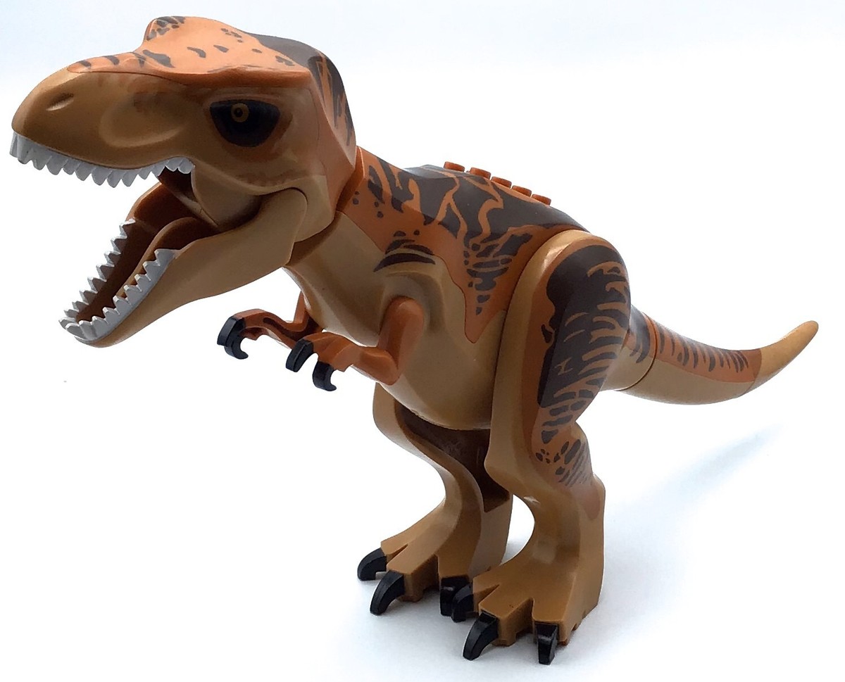 リコ LEGO T REX FIGURE LARGE DINOSAUR JURASSIC WORLD | eBay