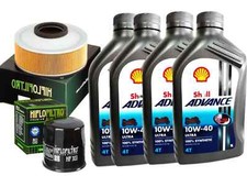 Set Entretien Kawasaki VN 800 Drifter 1999 2000 Shell 10W40 Filtre à Huile Air