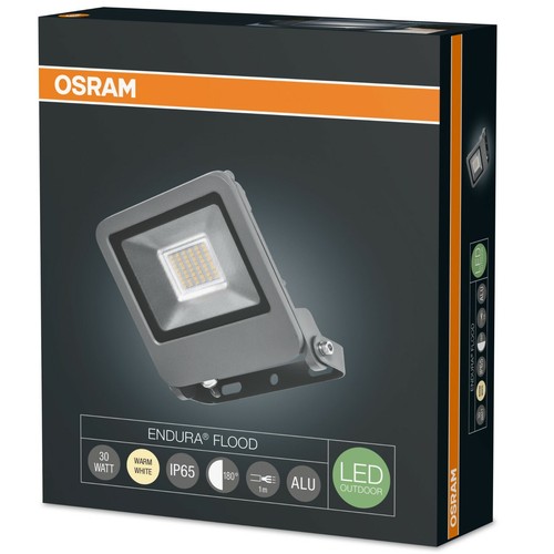 OSRAM LED Endura Fluter für Außen grau Alu 30Watt 2400lm IP65 EEK: G (Spekt.A-G) - Bild 3 von 6