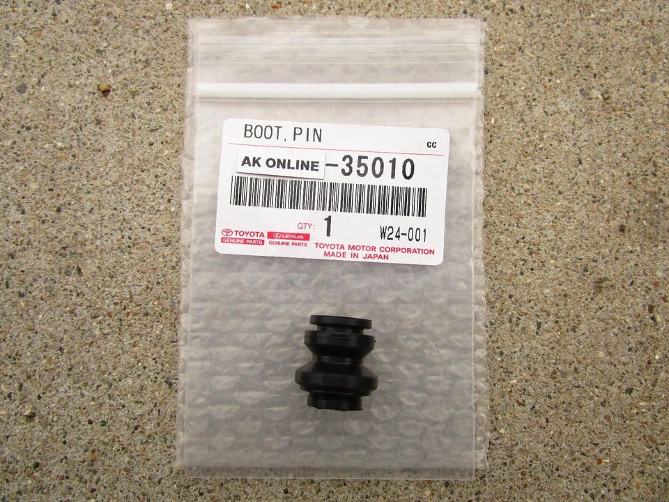 08-21 TOYOTA LAND CRUISER FRONT DISK BRAKE CALIPER PIN BUSHING BOOT QTY1 OEM NEW Foto 2 de 4