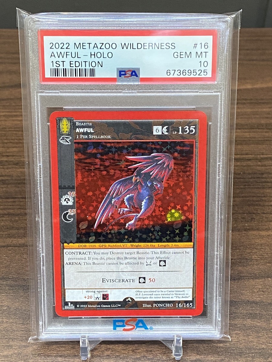 🌲 2022 Metazoo Wilderness WILD 7-HOLO 1ST EDITION |6x PSA 10