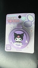 Sanrio Kuromi Characters 2 In 1 Mirror Brush Set Folding Mini Pocket Travel.