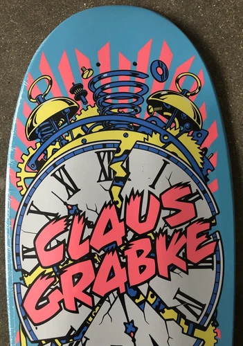 Santa Cruz Claus Grabke Exploding Clock Skateboard Deck - Thumbnail 3