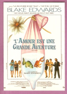 Blake EDWARDS Postkarte KINO: LIEBE IST EIN GROSSES ABENTEUER