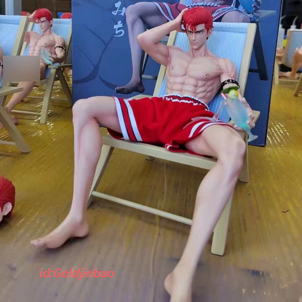Lust hub Studio Slam Dunk Sakuragi Hanamichi Resin Model In Stock Beach Suit