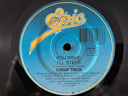 CHEAP TRICK CAN'T STOP FALLIN INTO LOVE PICTURE SLEEVE 1990 AUSTRALIAN 7" - Picture 3 of 4