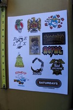 THRASHER Magazine Spitfire Reynolds Gonz Birdhouse Bones Rip n Dip STICKER Sheet