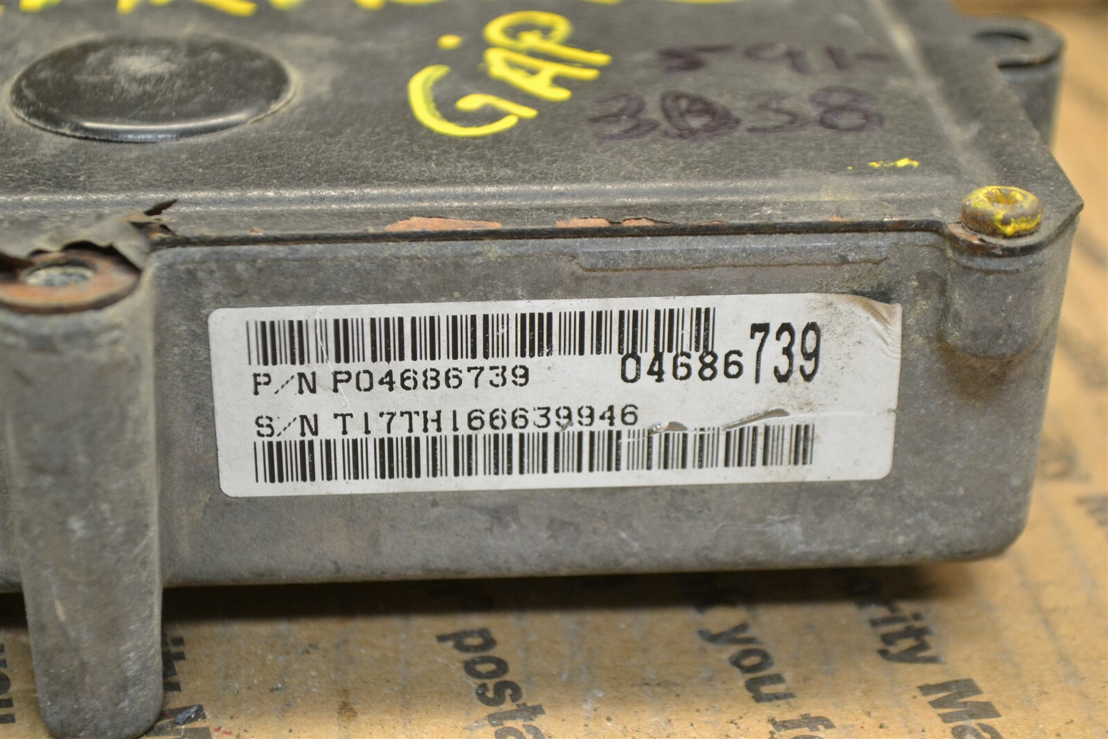 13 Caravan Trans Control Module 1996 Dodge Caravan Transmission Control Unit TCU Module P04686739 316 ...