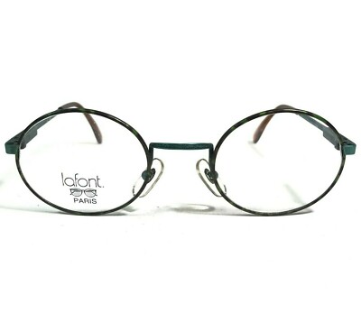 Jean Lafont Petite Eyeglasses Frames M826 Z43 Antique Green Round 43-21-120