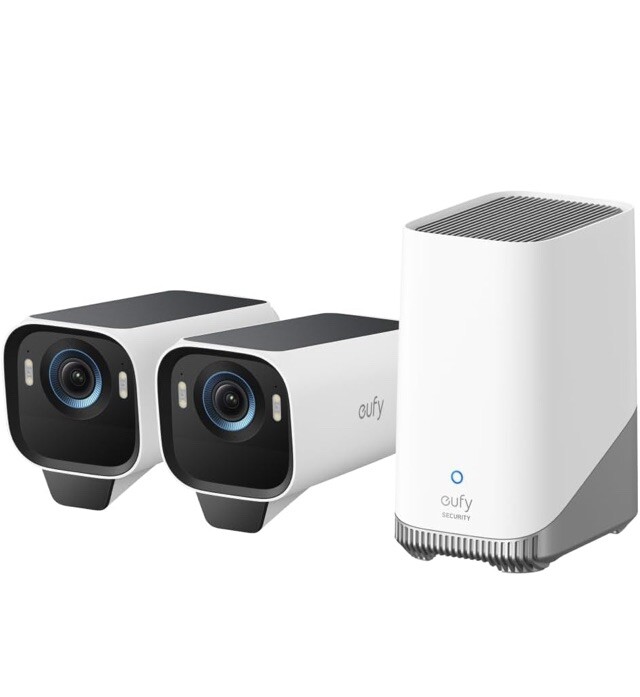 Eufy S330 eufyCam 3 Wireless Camera with Solar Panel (4 Cam