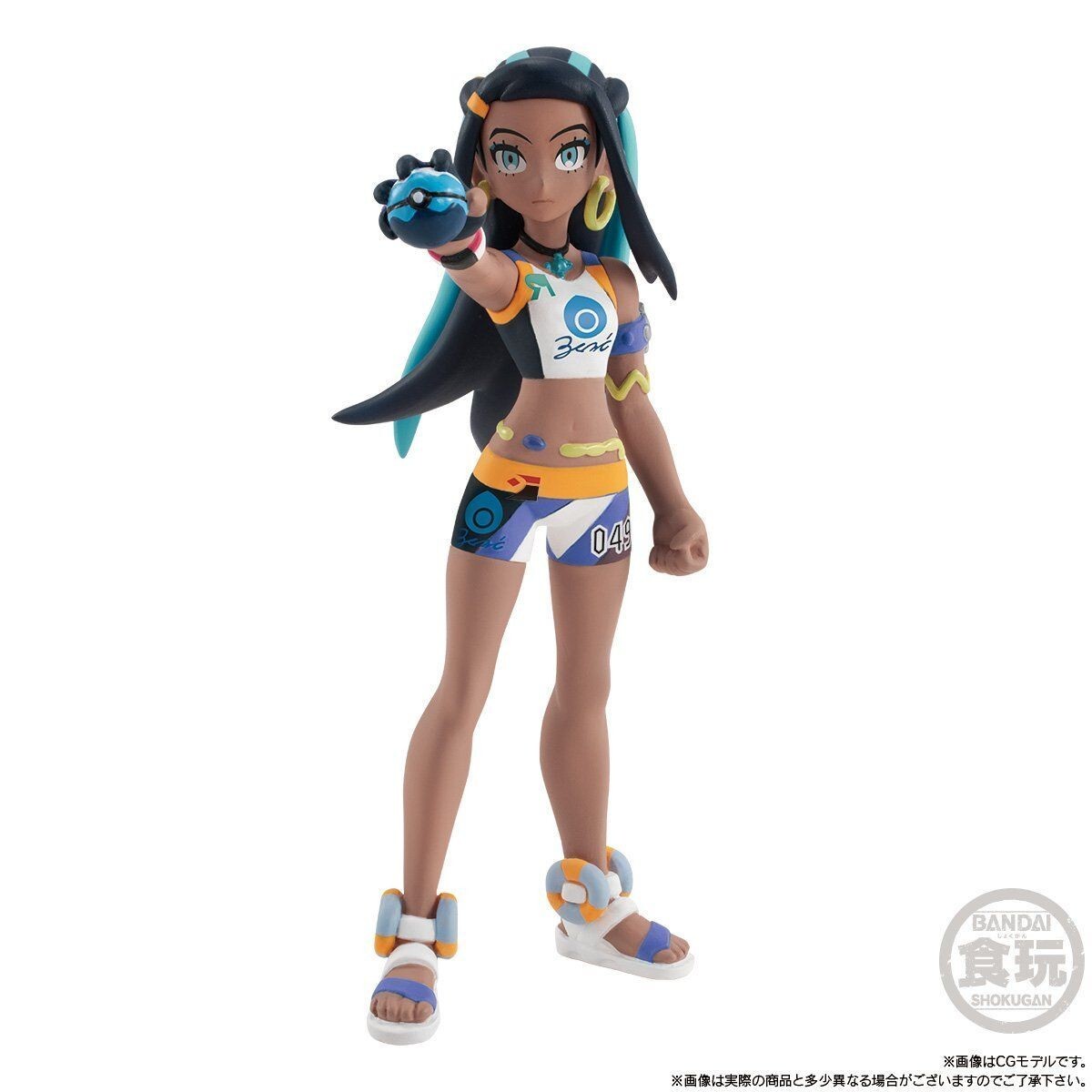 Pokemon Scale World Galar Region Nessa 1/20 Figure Genuine in