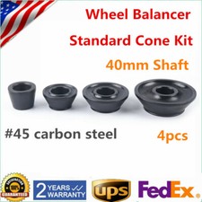 Tire Balancer Cones Set 4x Wheel Balancer Adapter Cones Standard Taper Cone Kit