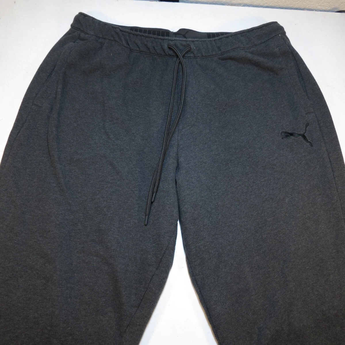 PUMA SE ATHLETIC GYM SWEAT PANTS SWEATPANTS Sz Mens XL Gray eBay