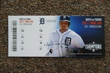 DETROIT TIGERS VS TAMPA BAY RAYS 9/7/2015 FULL TICKET ~ RAJAI DAVIS (2 HRs)