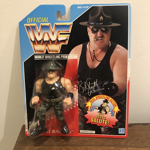 WWF/WWE Sgt Slaughter Vintage Hasbro Action Figure...
